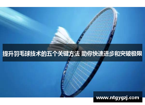提升羽毛球技术的五个关键方法 助你快速进步和突破极限